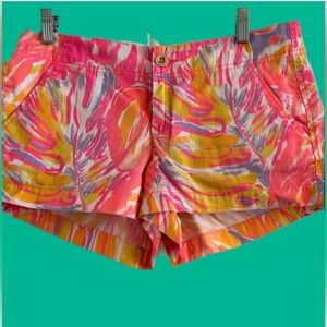 🌺 Lilly Pulitzer Kerrie Short | Multi Sun Splashed | Women’s Size 6 - EUC